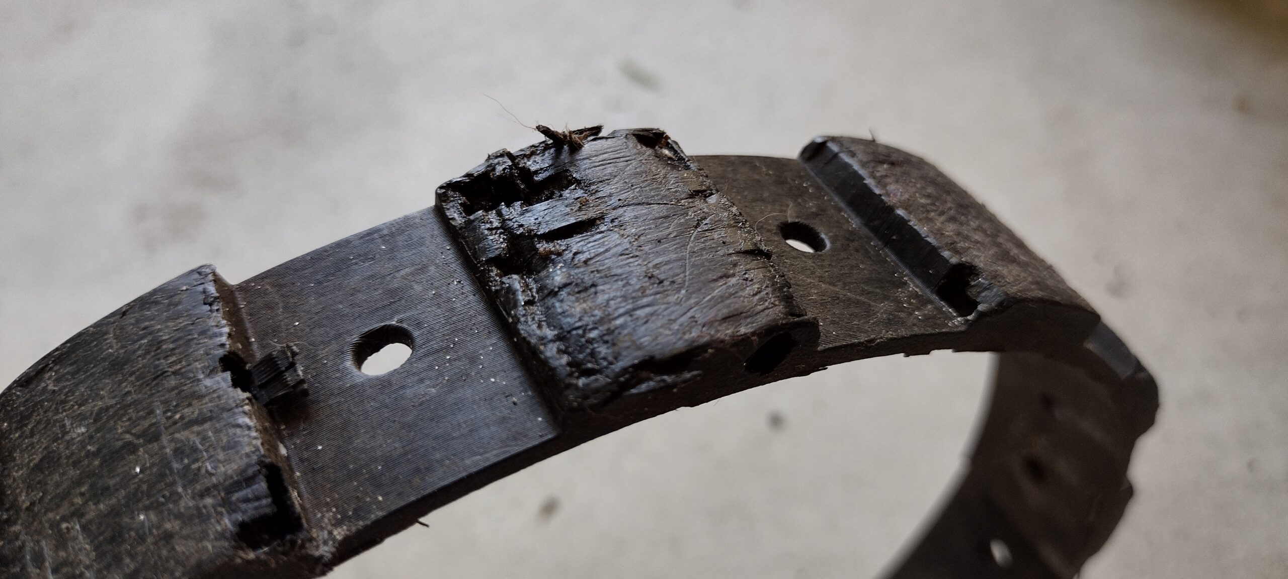 A picture of the Green Gripper after testing for an unforgiving nine months, the Green Gripper battled the elements. It soldiered through until June 12th, 2024, facing every challenge we could throw its way.